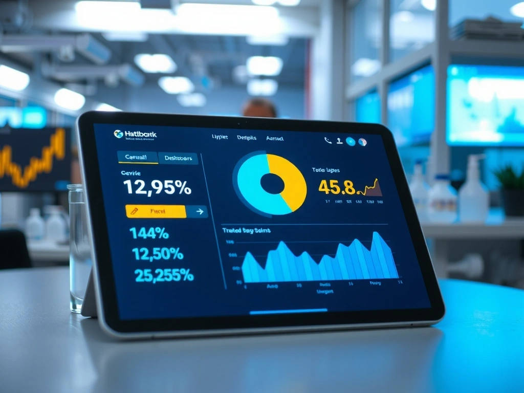 Modern Analytics Interface Mockup